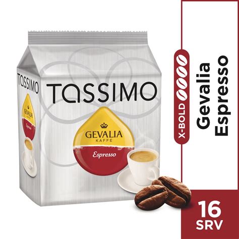 Gevalia Espresso Coffee T Disc For Tassimo Brewing System16 Ct