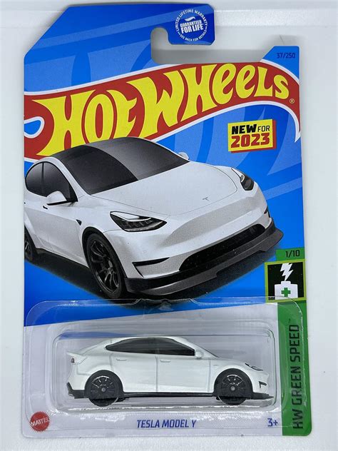 Hot Wheels Tesla Model Y White HW Green Speed Ubuy Qatar