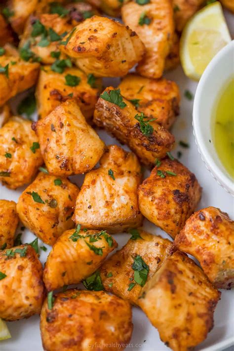 Air Fryer Salmon Bites With Honey Butter Story Telling Co