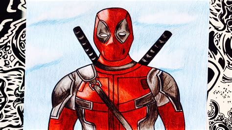 Como Dibujar A Deadpool How To Draw Deadpool Como Desenhar O