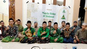 Majelis Dzikir Sholawat Rijalul Ansor Pr Gp Ansor Wanusobo Gelar Acara