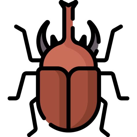 Rhinoceros Beetle Special Lineal Color Icon