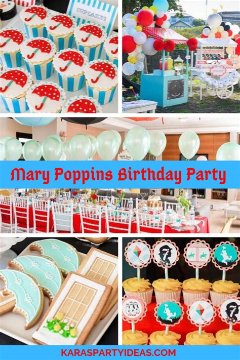 Kara S Party Ideas Mary Poppins Birthday Party Kara S Party Ideas