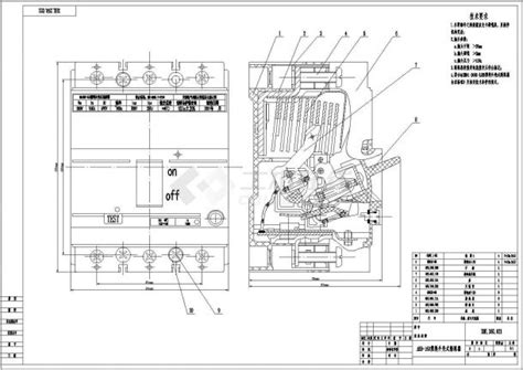 Abb 160塑料外壳式断路器总装图土木在线