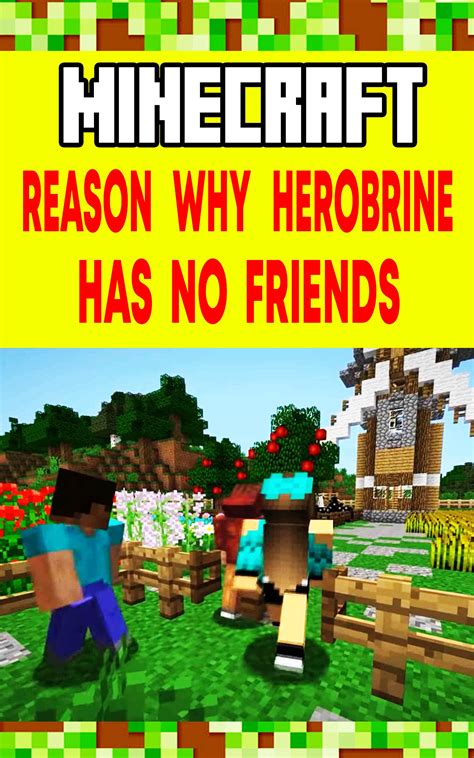 Minecraft Funny Comic Book Reason Why Herobrine Has No Friends Minecraft Story By Nathalie