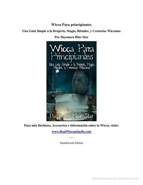 Wicca Para Principiantes Una Guía Simple A La Brujería Magia Rituales Y Dayanara Blue