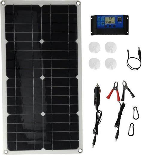 Kit De Panneau Solaire 100 W Kit De Chargeur De Batterie De Panneau