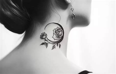 50+ Amazing Rose Neck Tattoo Designs With Their Meanings