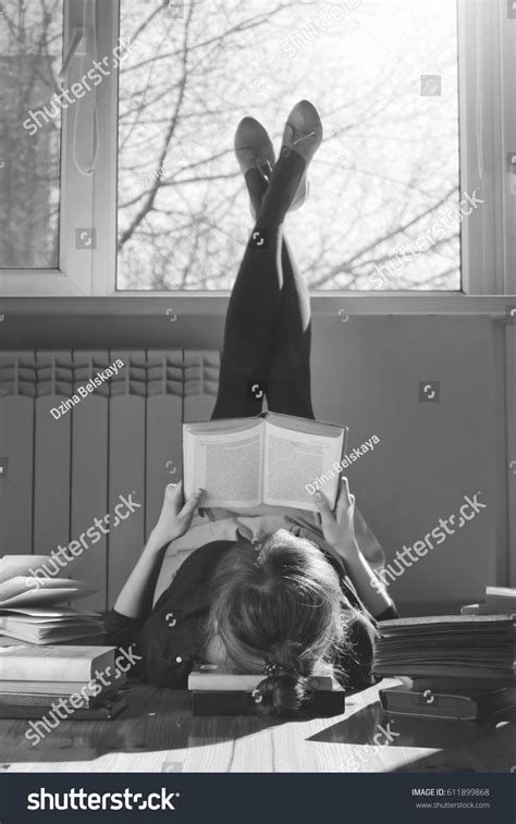 Girl Reading Book Vintage