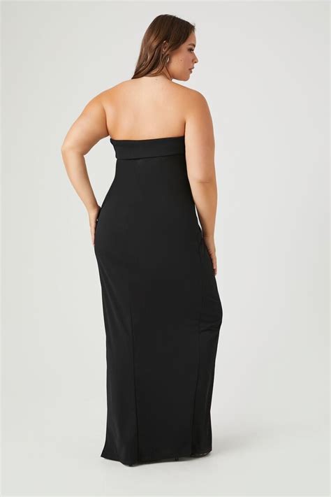 Plus Size Strapless Maxi Dress Forever21us