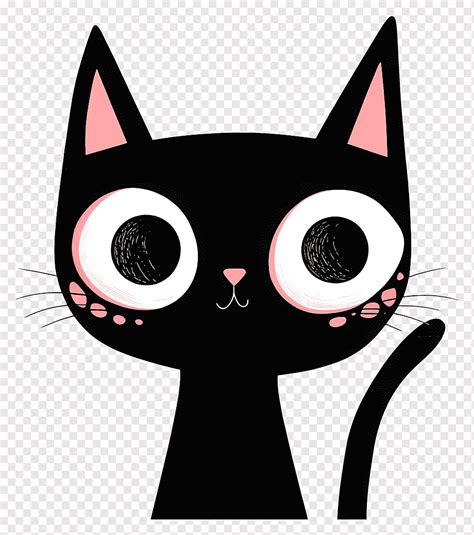 Kuromi Cute Black Cat Illustration Png Pngwing