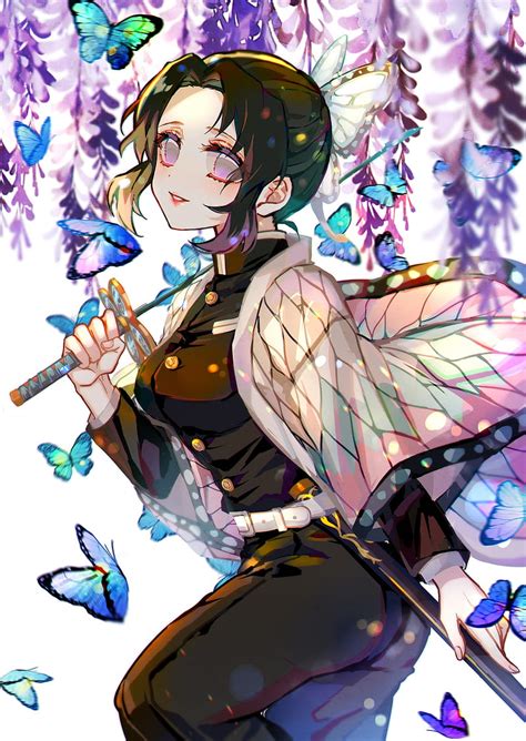 Kochou Shinobu Mariposas Azules Asesino De Demonios Kimetsu No Yaiba