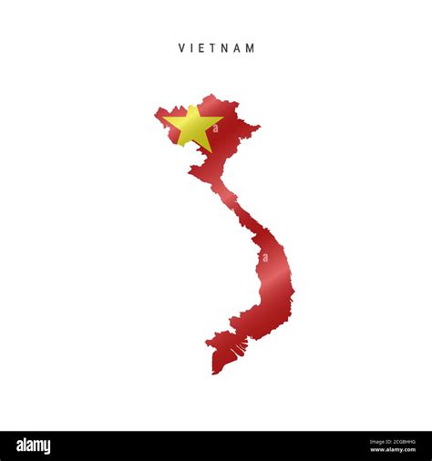 Vietnam Map Flag Stock Vector Images Alamy