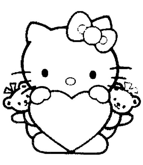 Раскраски Хелло Китти. Распечатать картинки Hello Kitty