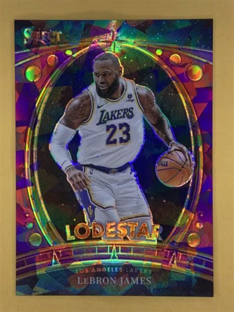 Panini Select Lebron James Lodestar Glace Fissur E Violette Sp