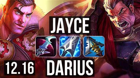 JAYCE Vs DARIUS TOP 8 Solo Kills 1000 Games 1 4M Mastery EUW