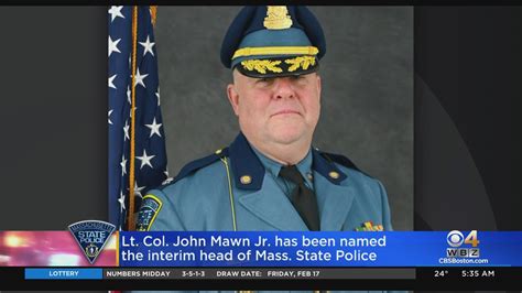 Lt Col John Mawn Jr Named Interim Head Of Massachusetts State Police