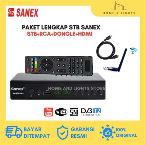 Promo Set Top Box Sanex Full Hd Stb Stb Rca Dongle Diskon Di