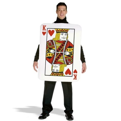 King Of Hearts Deluxe Playing Card Adult Costume [couple Costumes] In