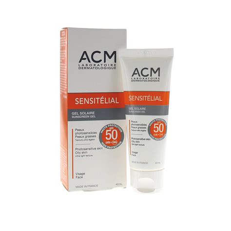 SENSITÉLIAL GEL SOLAIRE SPF 50 Parapharmacie Plus Parapharmacie