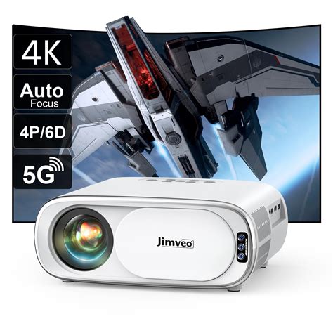 Review Of Jimveo 4K Outdoor Projector Auto Focus WiFi Bluetooth