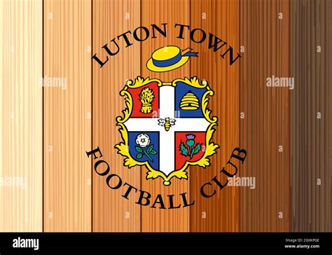 Coat Of Arms Luton Town Fc Luton A Football Club From England Stock