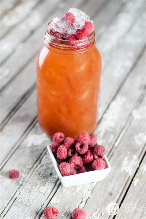 Spiked Raspberry Lemonade Ice Tea Today S Creative Life