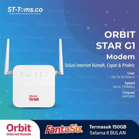 Promo HKM 0130 HKM0130 Orbit Star G1 Telkomsel Modem WiFi 4G