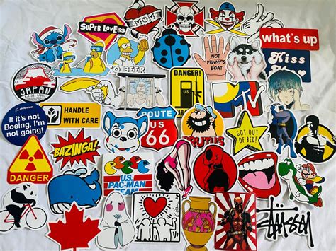 50pcs Street Art Cartoon Graffiti Trending Stickers Phone - Etsy