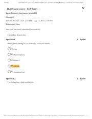 Self Test 1 Pdf 5 15 2021 Quiz Submissions Self Test 1 ENVS