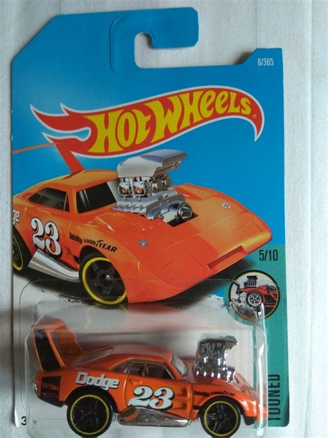 Hot Wheels Dodge Charger Daytona Tooned Naranja Gg Mercado Libre