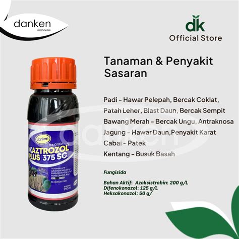 Jual Dkaztrozol Plus Sc Fungisida Ml Pestisida Tanaman Padi