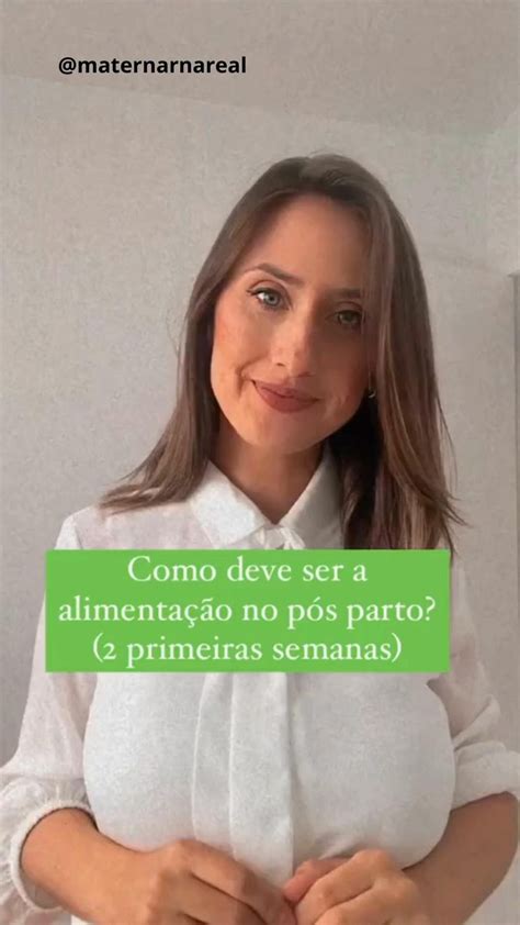 Como ter uma ALIMENTAÇÃO SAUDÁVEL PÓS PARTO Vídeo Dicas de