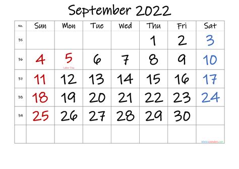 Free Printable September 2022 Calendar Pdf And Png Calendar