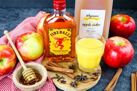 Easy Fireball Apple Cider Hot Toddy With Cinnamon Delightful E Made