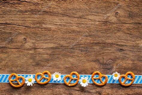 Bavarian Background With Copy Space For Oktoberfest — Stock Photo