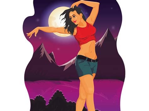 Night Dancer- Illustration by thathsarani shenali on Dribbble