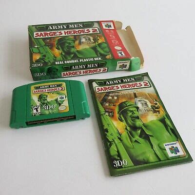 Army Men Sarge S Heroes Nintendo N Ebay