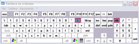Tastiera su schermo