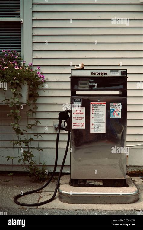 kerosene fuel pump stock photo alamy