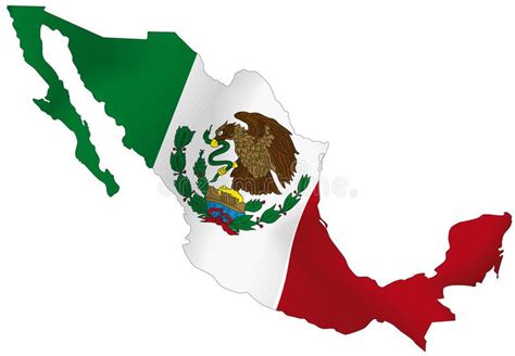 Mexico flag. Vector illustration of a map and flag from Mexico , # ...