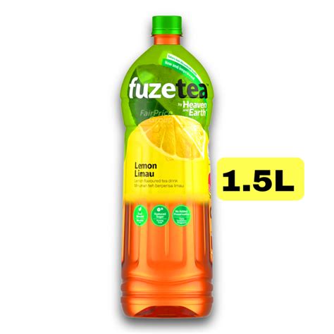 Fuze Tea Lemon Flavoured Tea Drink Single Bottle 1 5l