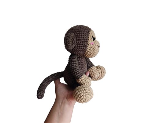 CROCHET PATTERN Brownie The Monkey Amigurumi Monkey Etsy UK