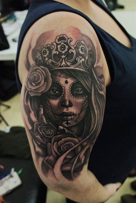 Day Of The Dead Tattoo By Edoardo Limited Availability At Revival