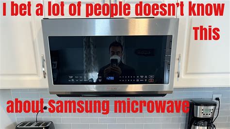 Did You Know Samsung Microwave Has A Hidden Filter That Needs To He Cleaned Youtube