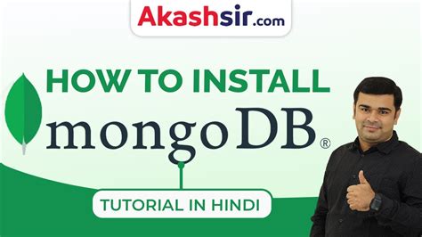 How To Install Mongodb Mongo Db Tutorials In Hindi Youtube