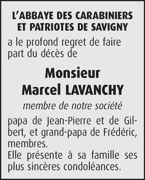 Marcel Lavanchy Hommages