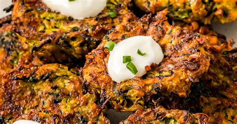 Air Fryer Zucchini Fritters The Novice Chef