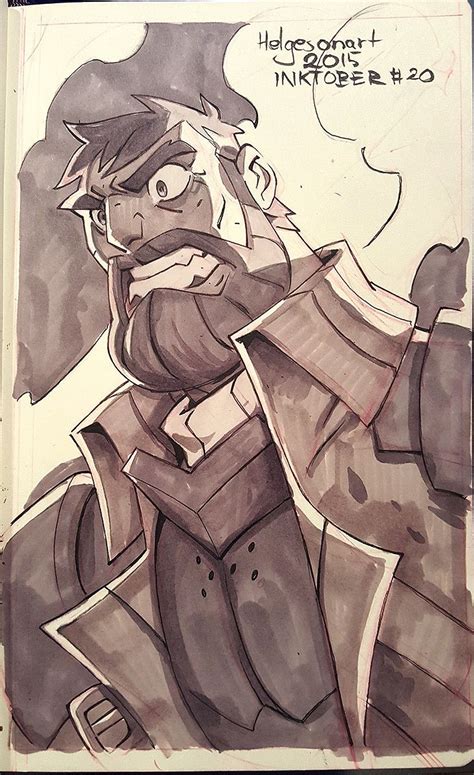 Inktober Week 3 Johannes Helgeson Character Design Illustration