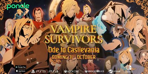 Vampire Survivors Ode To Castlevania DLC Announcement Trailer